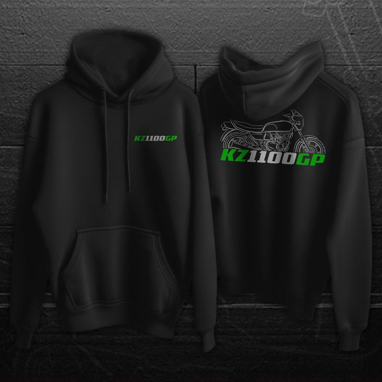 Kawasaki Z1100GP | KZ1100GP & GPZ1100 1982 Inspired Hoodie - Motorcycle Sweatshirt for Riders