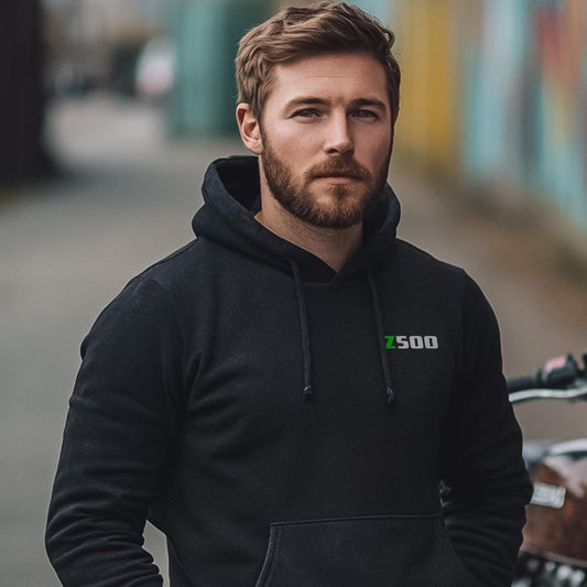 Kawasaki Z500 & KZ500 Inspired Hoodie - Motorcycle Sweatshirt for Riders
