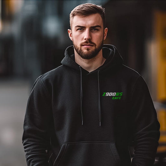 Kawasaki Z900RS Cafe Inspired Hoodie - Motorcycle Sweatshirt for Riders