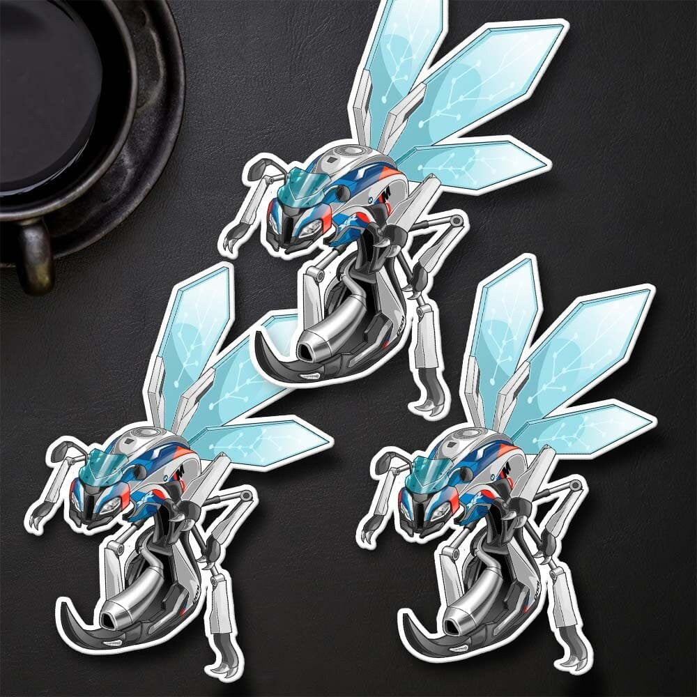 BMW M1000XR Stickers - Set of 3 Motorcycle Decals for Motorrad Riders