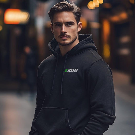 Kawasaki Z300 Inspired Hoodie - Motorcycle Sweatshirt for Riders