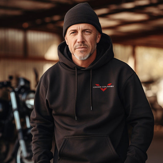 Victory Cross Country Hoodie - Motorcycle Sweatshirt for Bikers