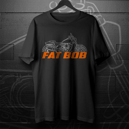 Harley-Davidson FXFB Softail Fat Bob Inspired T-Shirt - Biker Motorcycle Tee Shirt
