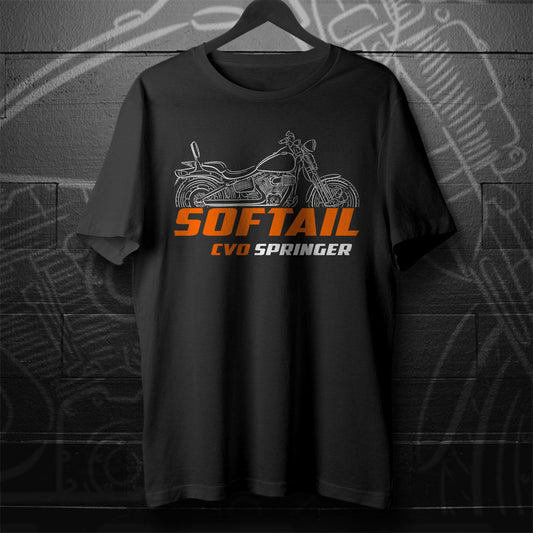 Harley-Davidson FXSTSSE3 CVO Softail Springer 2009 Inspired T-Shirt - Biker Motorcycle Tee Shirt