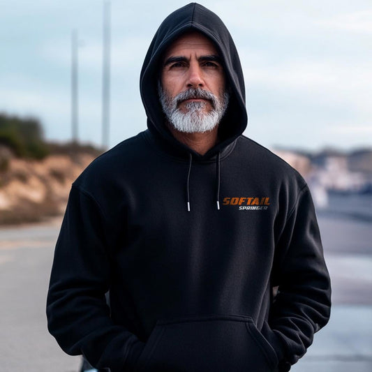 Harley-Davidson FXSTS & FXSTSI Softail Springer Inspired Hoodie - Biker Motorcycle Sweatshirt