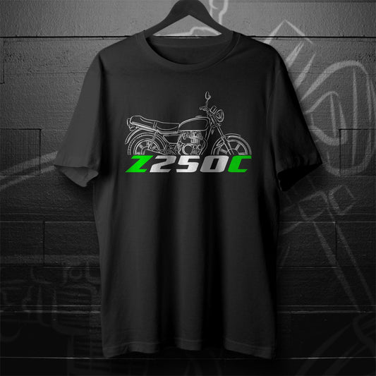 Kawasaki Z250C & KZ250C Inspired T-Shirt - Motorcycle Tee Shirt for Riders