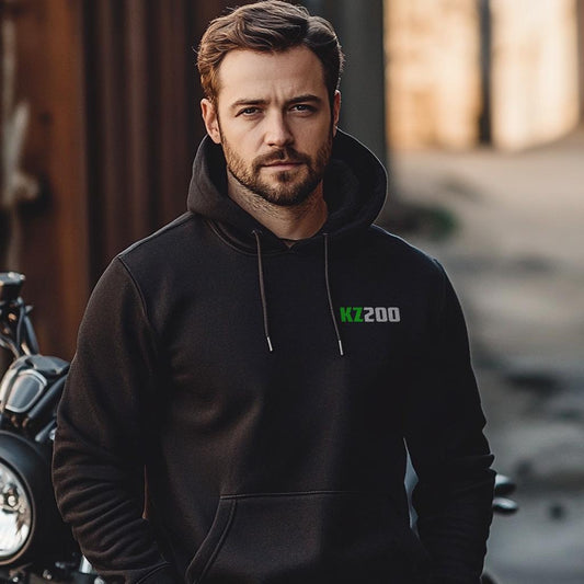 Kawasaki Z200 & KZ200 Inspired Hoodie - Motorcycle Sweatshirt for Riders