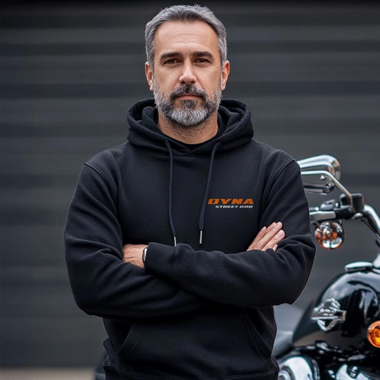 Harley-Davidson FXDB Dyna Street Bob Inspired Hoodie - Biker Motorcycle Sweatshirt