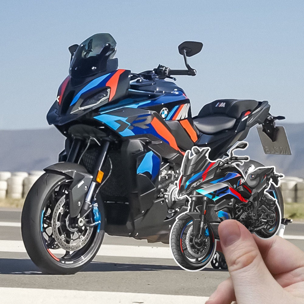 BMW M1000XR Stickers - Set of 3 Motorcycle Decals for Motorrad Riders
