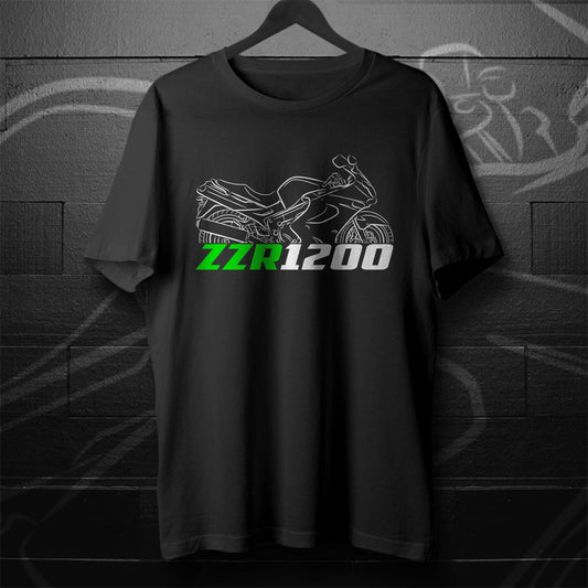 Kawasaki ZZR 1200 Inspired T-Shirt - Motorcycle Tee Shirt for Riders
