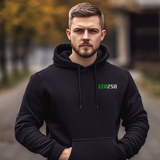 Kawasaki ZZR 250 Inspired Hoodie - Motorcycle Sweatshirt for Riders