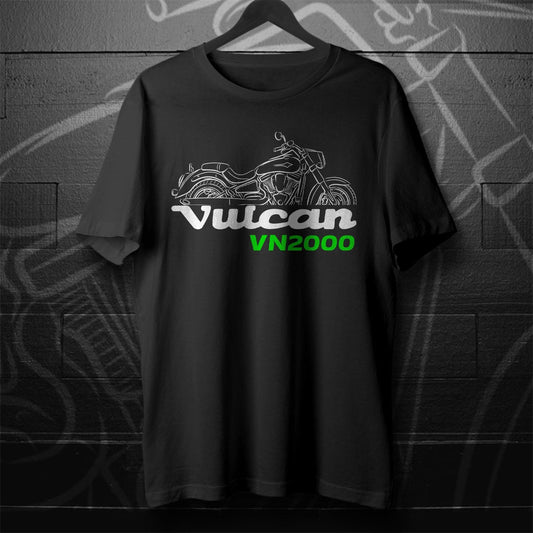 Kawasaki VN2000 Vulcan Inspired T-Shirt - Motorcycle Tee Shirt for Riders