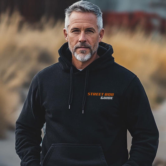 Harley-Davidson FXBB Softail Street Bob Guide Inspired Hoodie - Biker Motorcycle Sweatshirt