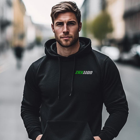Kawasaki ZRX 1100 Inspired Hoodie - Motorcycle Sweatshirt for Riders