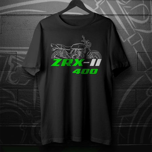Kawasaki ZRX-II 400 ( ZR400F ) T-Shirt - Motorcycle Tee Shirt for Riders