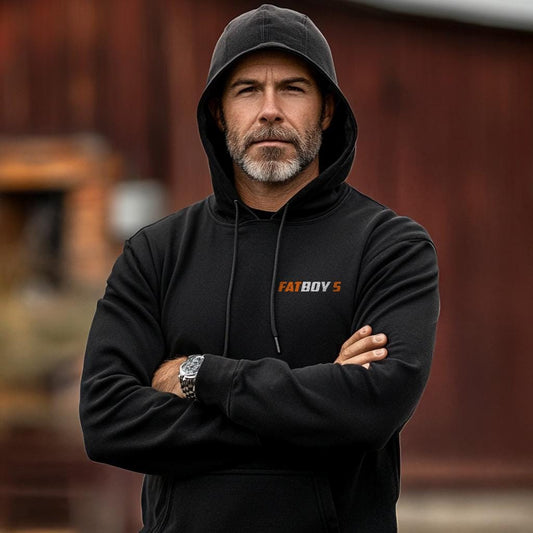 Harley-Davidson FLSTFBS Softail Fat Boy S 2016 - 2017 Inspired Hoodie - Biker Motorcycle Sweatshirt