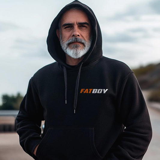Harley-Davidson FLFBS Fat Boy 114 Inspired Hoodie - Biker Motorcycle Sweatshirt
