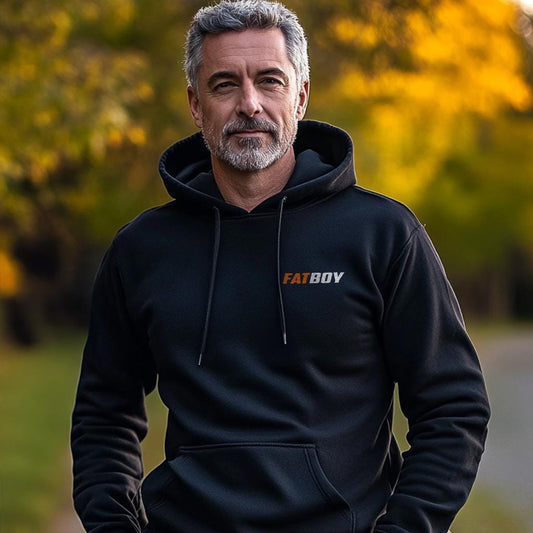 Harley-Davidson FLSTF & FLSTFI Fat Boy 2000 - 2017 Inspired Hoodie - Biker Motorcycle Sweatshirt