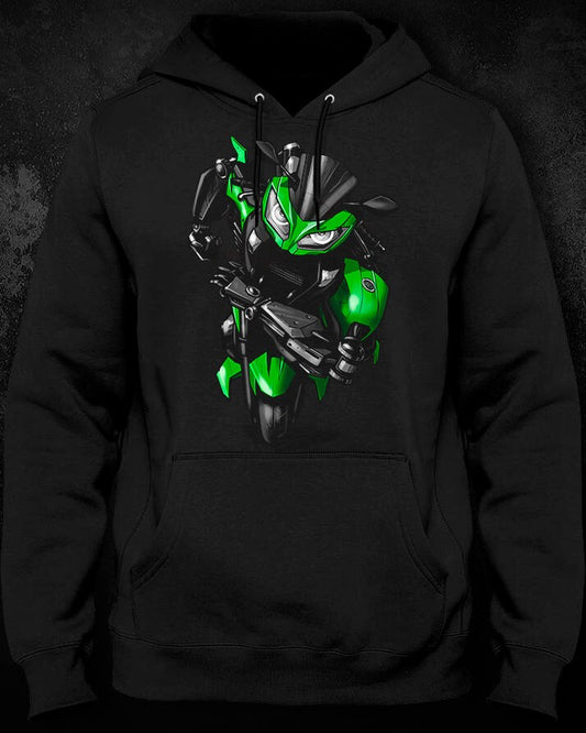 Kawasaki Ninja 300 Inspired Hoodie - Motorcycle Sweatshirt for Riders