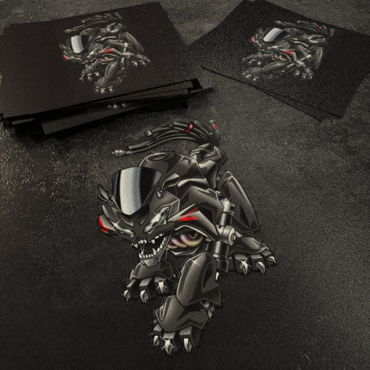 Kawasaki ZX-6R 2019-21 Inspired Stickers - Set of 3 Motorcycle Decals for Riders