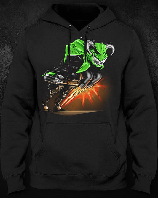 Kawasaki Z 750 Inspired Hoodie - Motorcycle Sweatshirt for Riders