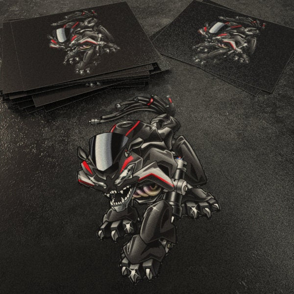 Kawasaki ZX-6R 2019-21 Inspired Stickers - Set of 3 Motorcycle Decals for Riders