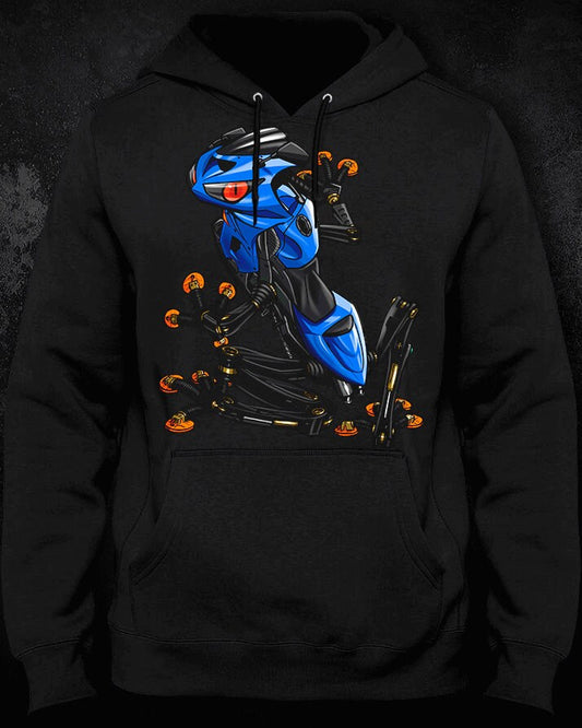 Kawasaki Ninja ZX-6R 2004-05 Inspired Hoodie - Motorcycle Sweatshirt for Riders