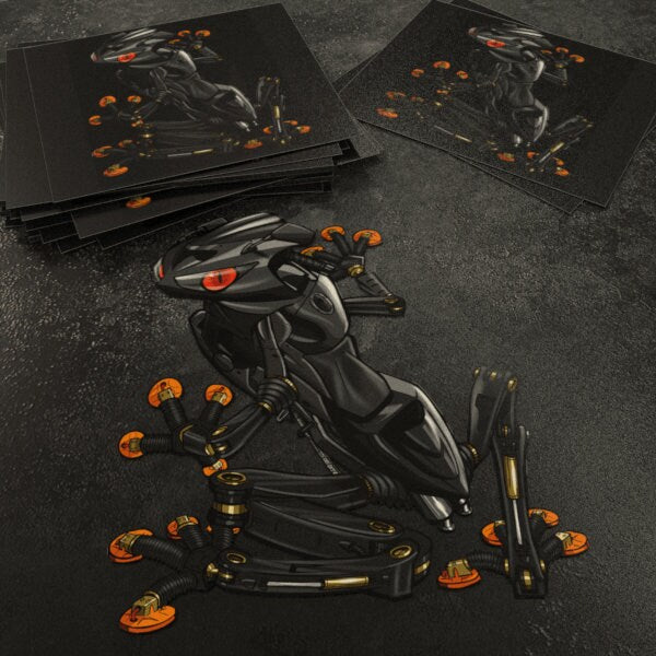 Kawasaki Ninja ZX-6R 2004-05 Inspired Stickers - Set of 3 Motorcycle Decals for Riders