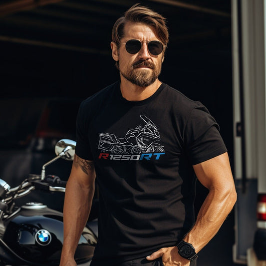 BMW R1250RT T-Shirt - Motorcycle Tee Shirt for Motorrad Riders