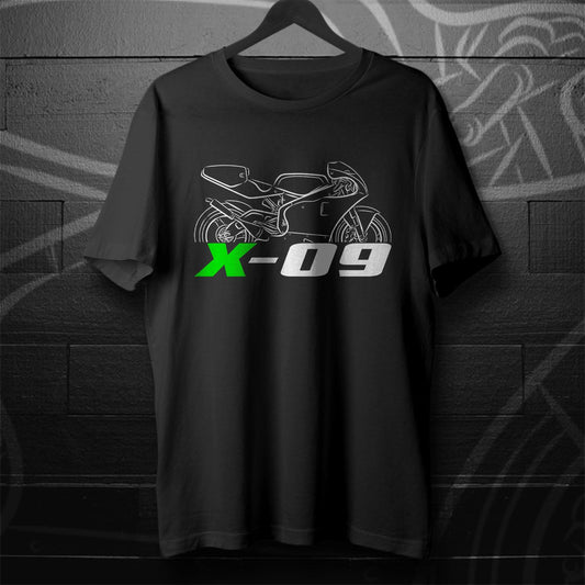 Kawasaki X-09 1992 Inspired T-Shirt - Motorcycle Tee Shirt for Riders