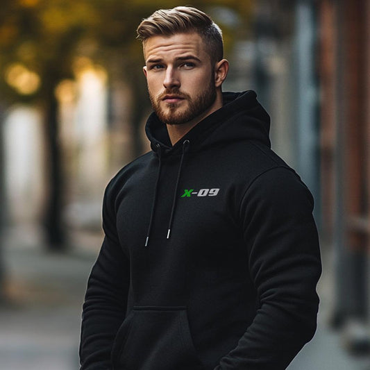 Kawasaki X-09 1992 Inspired Hoodie - Motorcycle Sweatshirt for Riders