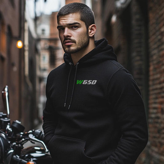 Kawasaki W650 Inspired Hoodie - Motorcycle Sweatshirt for Riders