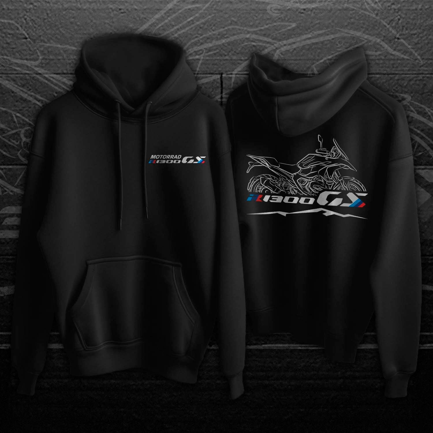 BMW R1300GS Hoodie - Motorcycle Sweatshirt for Motorrad Riders