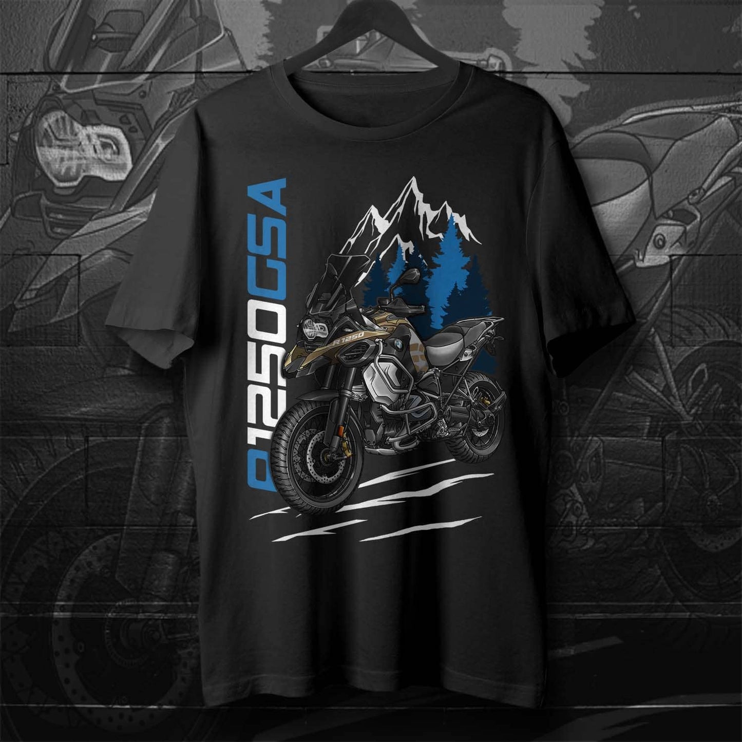 BMW R1250GSA T-Shirt - Motorcycle Tee Shirt for ADV Riders