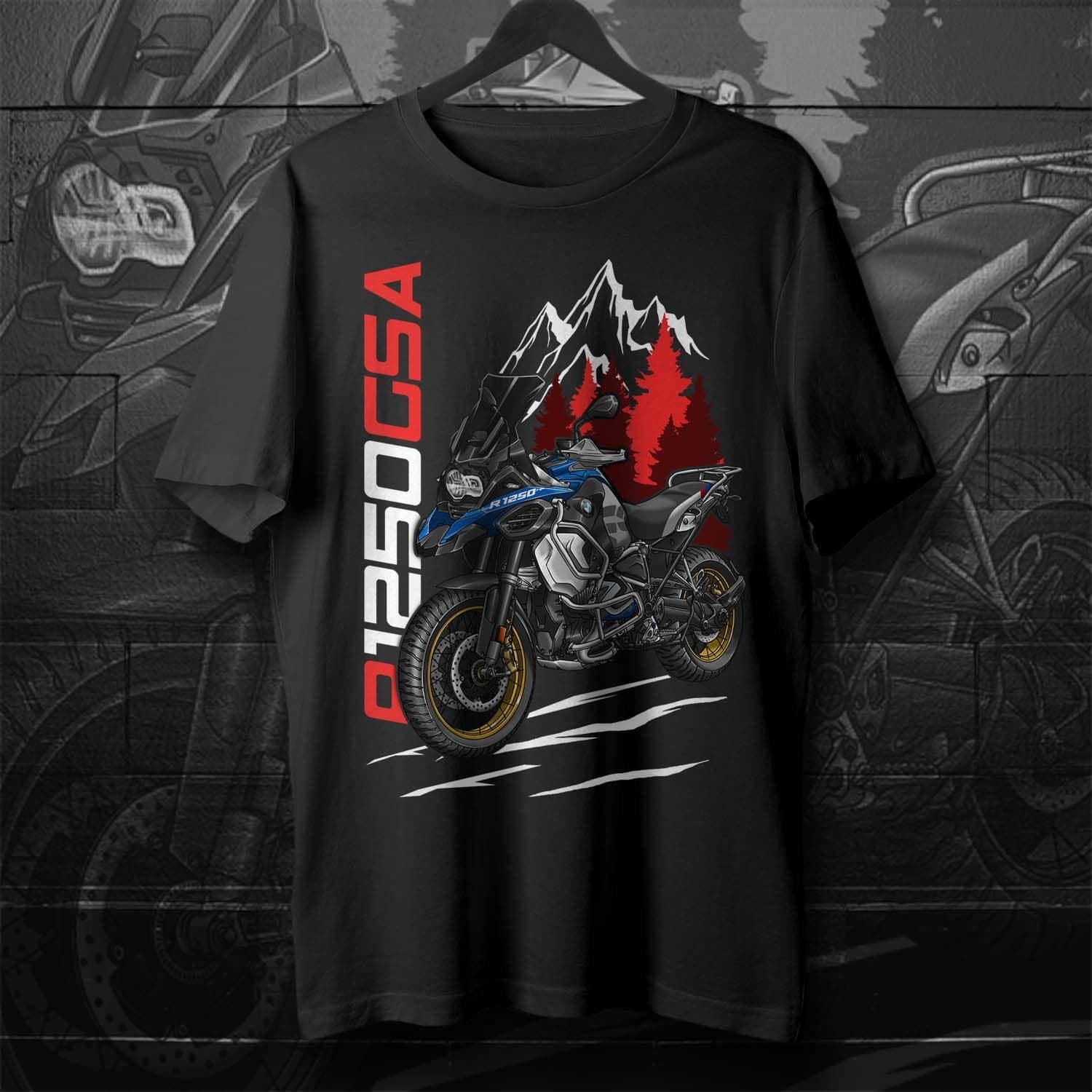 BMW R1250GSA T-Shirt - Motorcycle Tee Shirt for ADV Riders