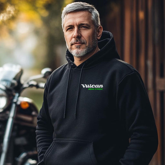 Kawasaki VN1600 Vulcan 1600 Mean Streak Inspired Hoodie - Motorcycle Sweatshirt for Riders