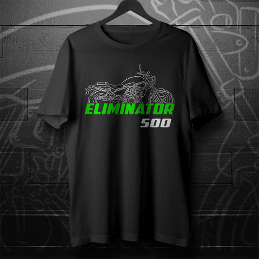 Kawasaki Eliminator 500 & 500 SE Inspired T-Shirt - Motorcycle Tee Shirt for Riders