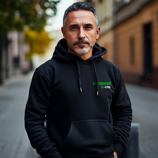 Kawasaki ZL400 Eliminator Inspired Hoodie - Motorcycle Sweatshirt for Riders