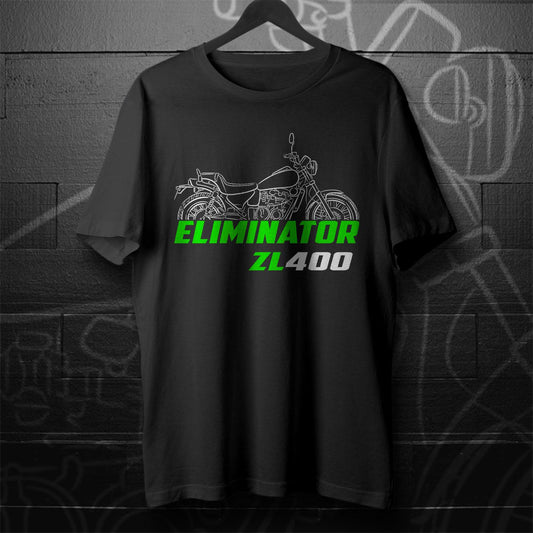 Kawasaki ZL400 Eliminator Inspired T-Shirt - Motorcycle Tee Shirt for Riders