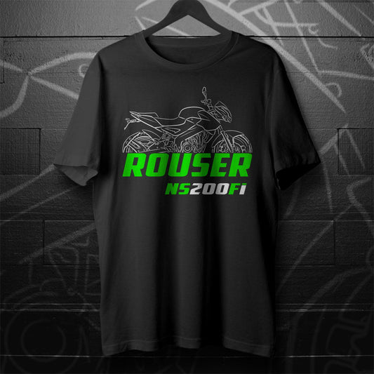 Kawasaki Rouser NS200 Fi Inspired T-Shirt - Motorcycle Tee Shirt for Riders