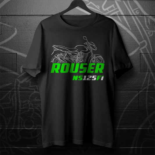Kawasaki Rouser NS125 Fi Inspired T-Shirt - Motorcycle Tee Shirt for Riders