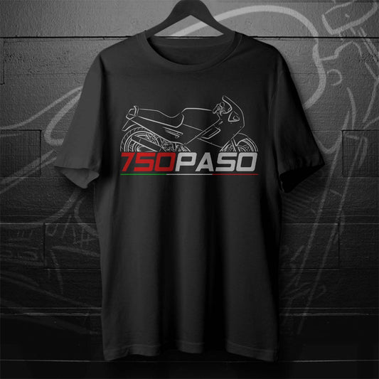 Ducati 750 Paso Inspired T-Shirt - Motorcycle Tee Shirt for Riders
