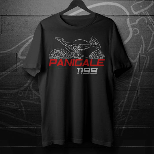 Ducati Panigale 1199 Inspired T-Shirt - Motorcycle Tee Shirt for Riders