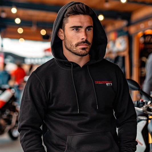 Ducati ST3 Inspired Hoodie - Motorcycle Sweatshirt for Riders