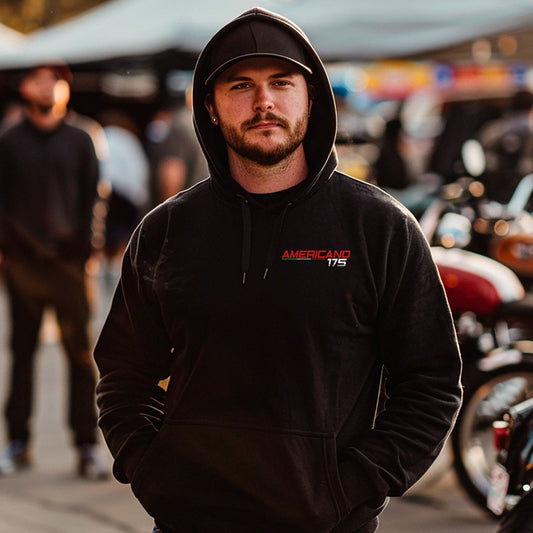 Ducati 175 Americano Hoodie - Motorcycle Sweatshirt for Riders
