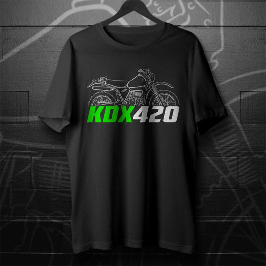 Kawasaki KDX 420 1981 Inspired T-Shirt - Motorcycle Tee Shirt for Riders