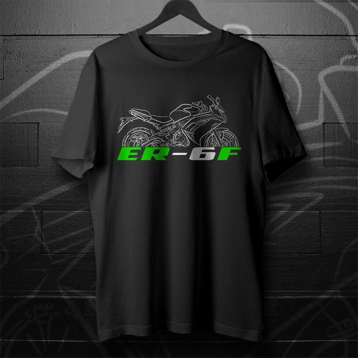 Kawasaki ER-6F Twister Inspired T-Shirt - Motorcycle Tee Shirt for Riders