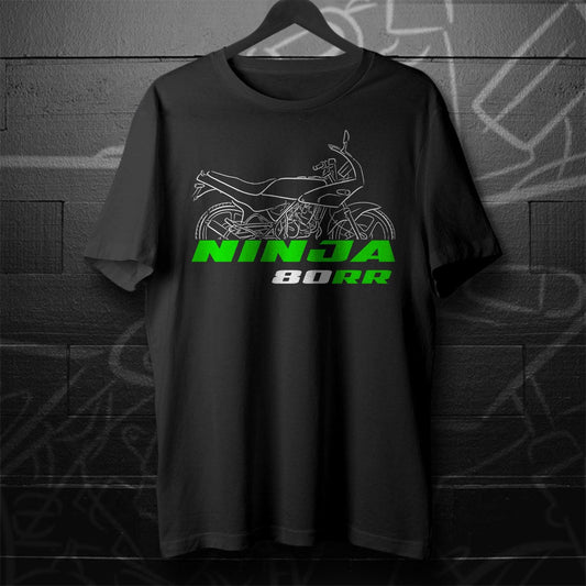Kawasaki Ninja 80RR Inspired T-Shirt - Motorcycle Tee Shirt for Riders