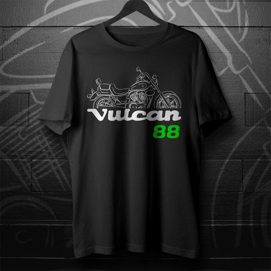 Kawasaki Vulcan 88 & VN-15 1987-1999 Inspired T-Shirt - Motorcycle Tee Shirt for Riders