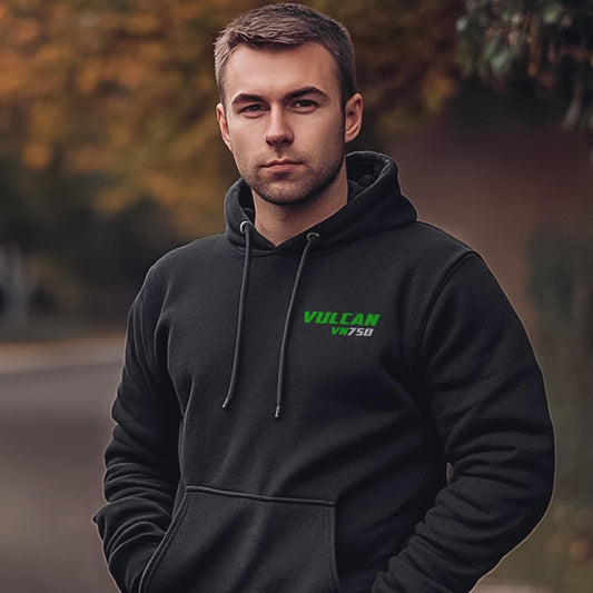 Kawasaki VN750 Vulcan 750 Inspired Hoodie - Motorcycle Sweatshirt for Riders
